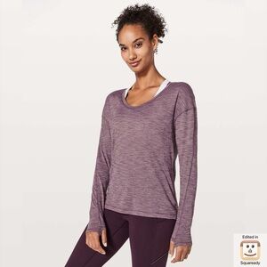 Lululemon Meant To Move Long Sleeve
Heathered Foxglove Purple Size 10